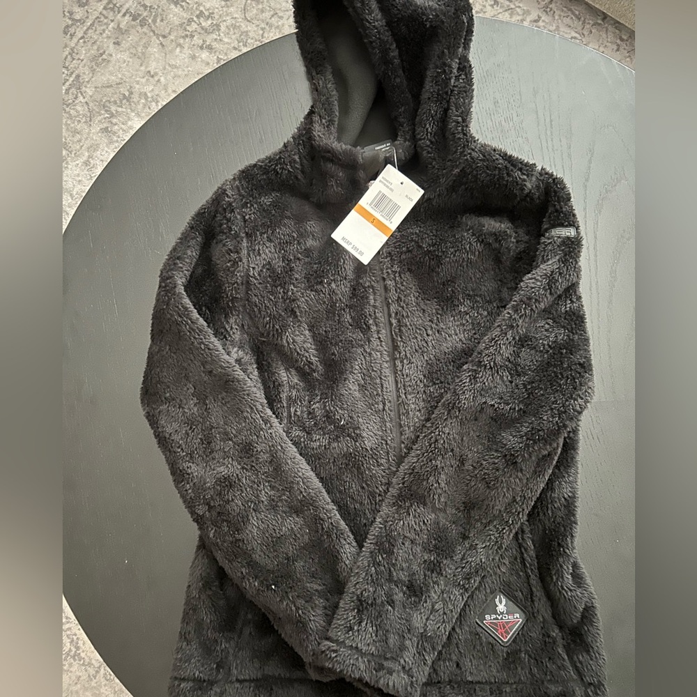 Women’s Spyder black zip up